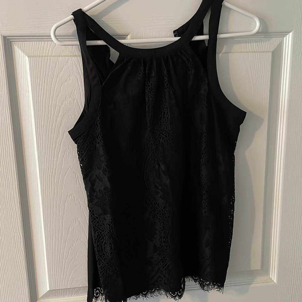 Express Lace Detail Tank Top Size M